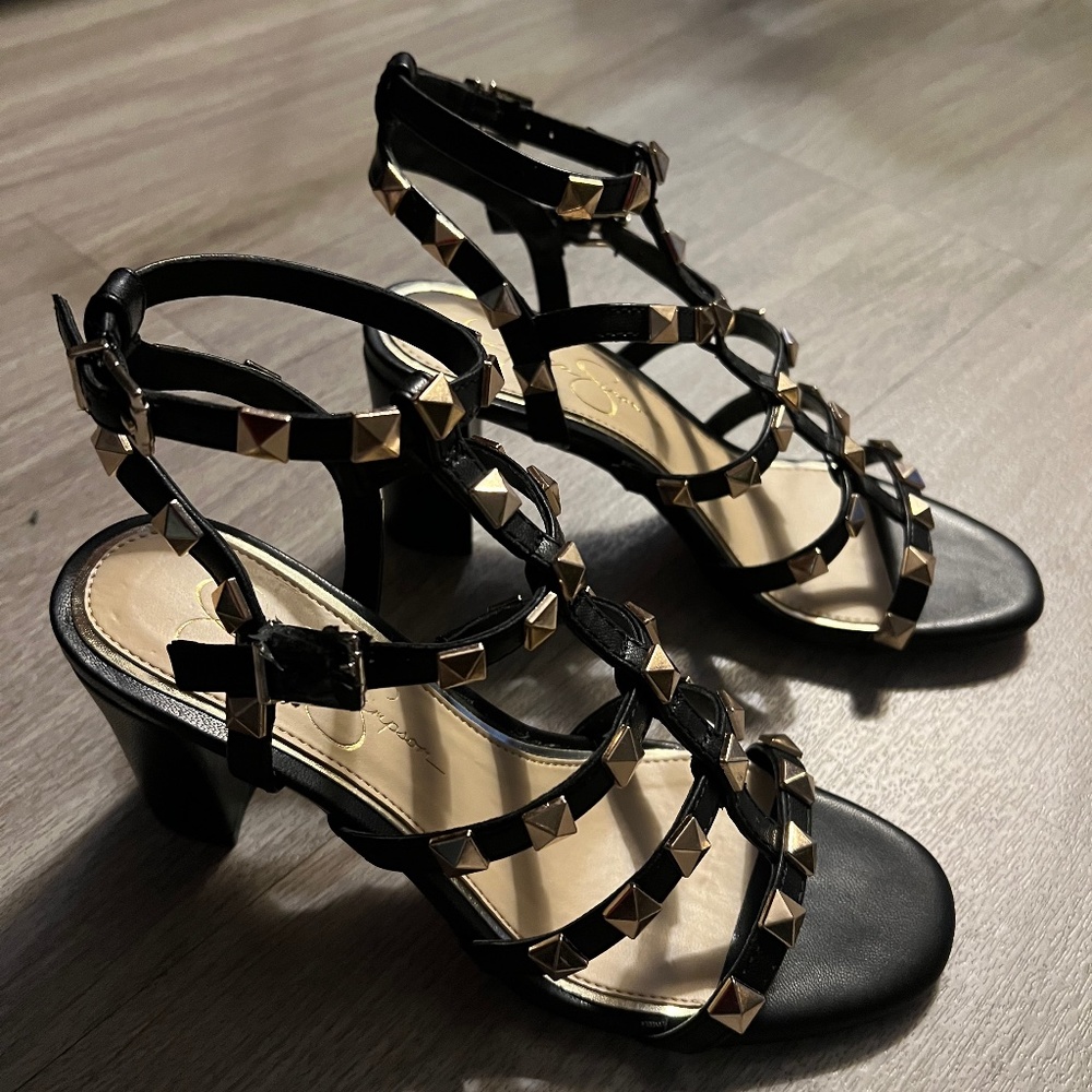 Jessica Simpson studded heels